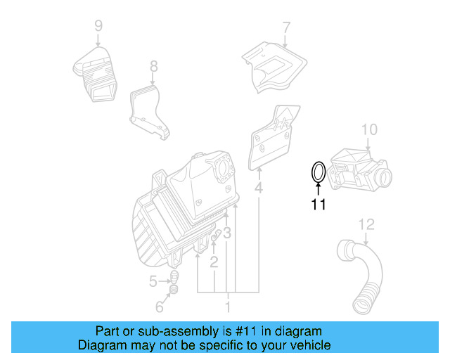 Intake Hose 058-133-356-L - View 12