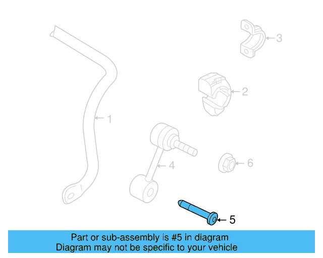 Stabilizer Link Bolt WHT-000-226 - View 15