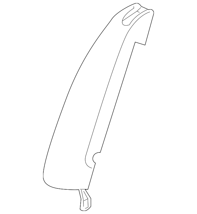 Seat Back End 3C8-885-703-R-OTF