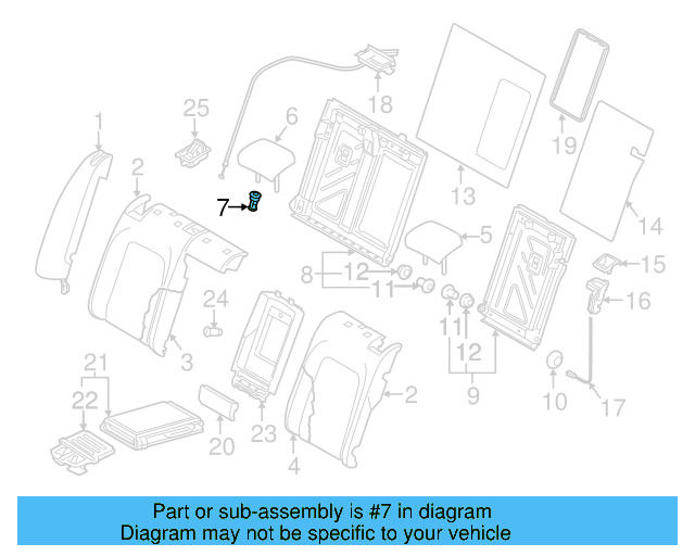 Headrest Guide 1K0-886-920-B-82V - View 5