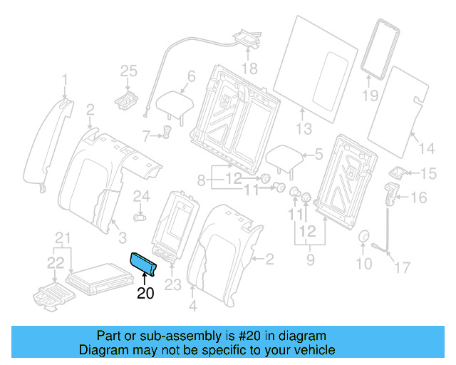 Cushion 3C8-885-873-K-E74 - View 3