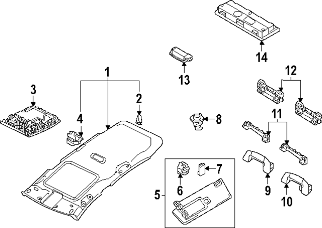 Control Panel 5H0-959-561-AS-TJA