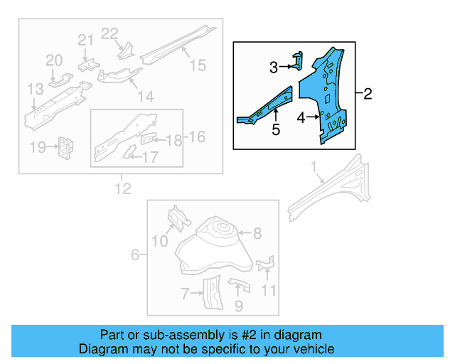 Inner Reinforced 5G1-802-124-A - View 8