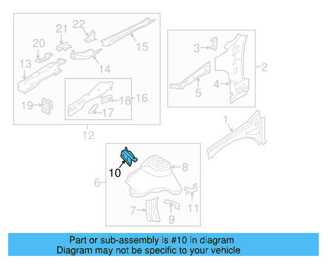 Mount Bracket 5Q0-810-812-A - View 7