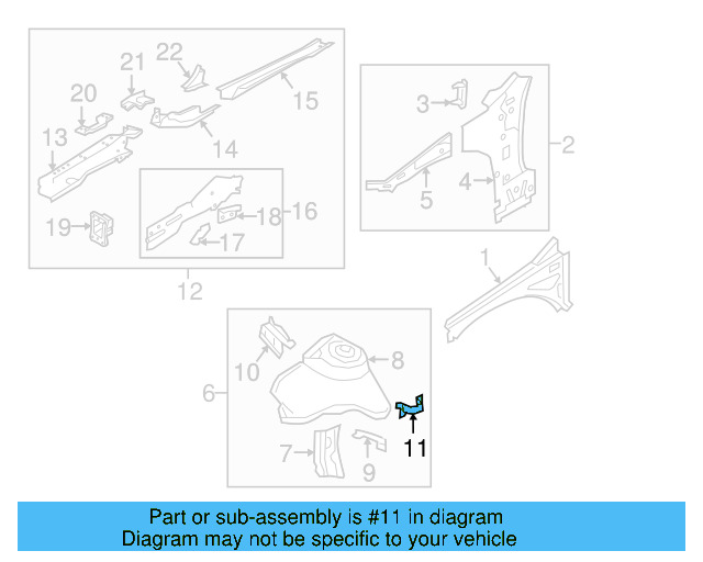 Mount Brace 5Q0-823-402 - View 5