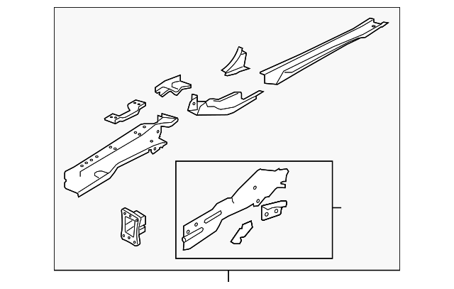 Side Member Assembly 5Q0-803-092-P - View 14