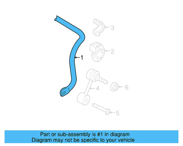 Stabilizer Bar 3C0-411-303-T - View 4