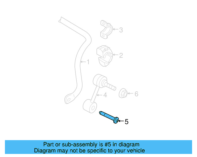 Stabilizer Link Bolt WHT-000-226 - View 14