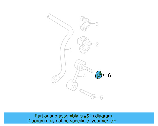 Stabilizer Link Lock Nut N-102-861-10 - View 85