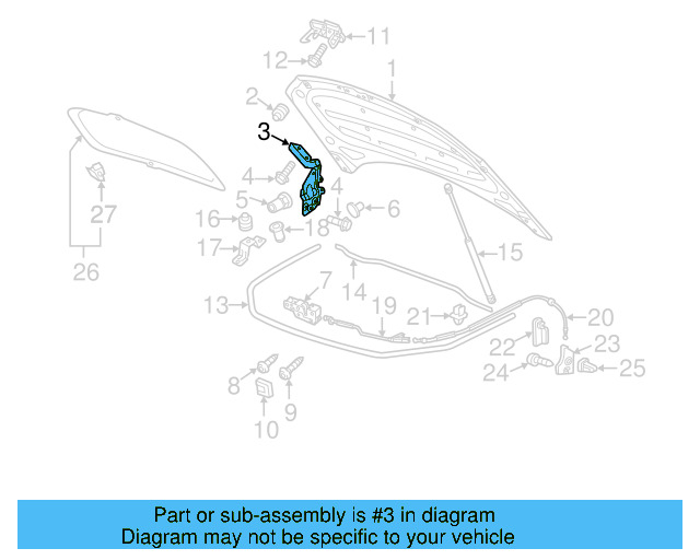 Hinge 7P6-823-302 - View 5