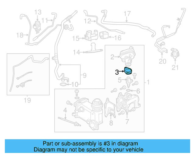 Egr Valve Gasket 059-131-120-B - View 9