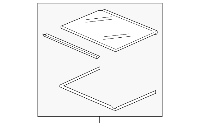 Rear Glass 3CN-877-056-9B9