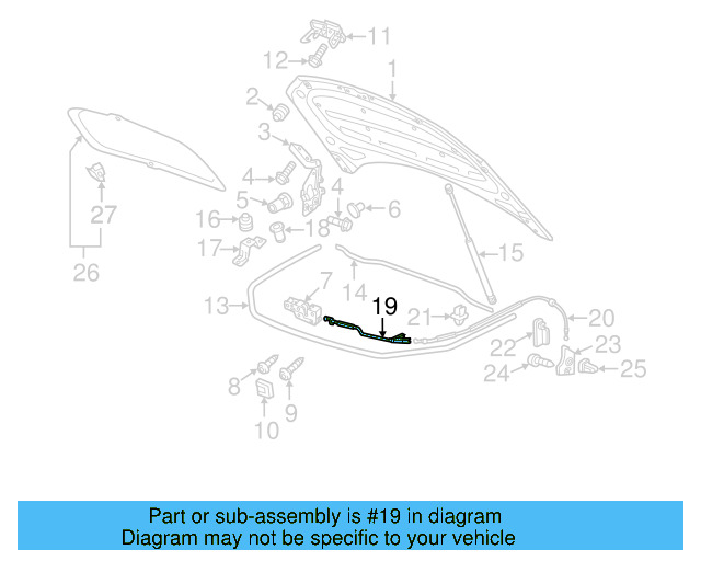Release Cable 7P6-823-531-B - View 6