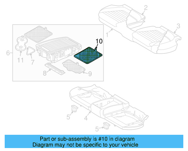 Storage Box Insert 3C0-863-416-9B9 - View 9