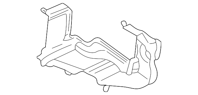 Radiator Support Air Duct 1J0-805-962-C-B41 - View 2