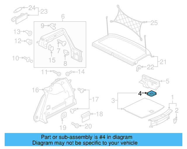Door Window Switch Bezel Clip 1J0-858-137-B - View 59