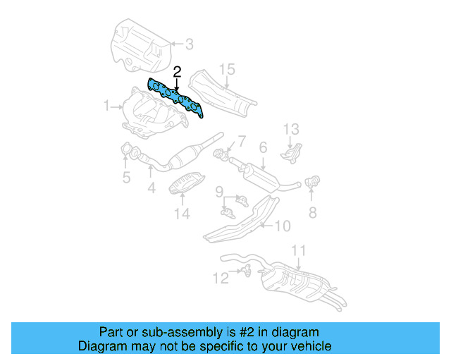 Manifold Gasket 058-253-039-L - View 7