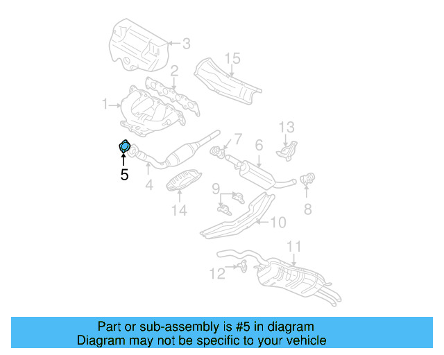 Converter & Pipe Gasket 1J0-253-115-R - View 11