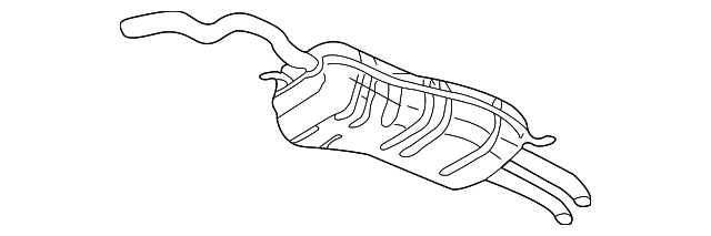 Rear Muffler 1J5-253-609-BB