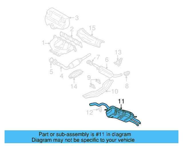 Rear Muffler 1J5-253-609-AR - View 6