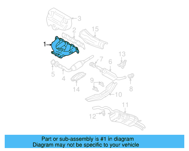 Exhaust Manifold 06A-253-033-AL - View 20