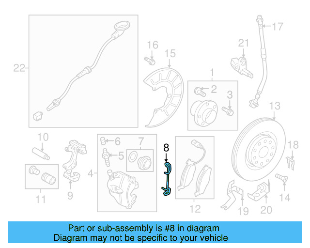 Bracket 1K0-611-845-B - View 62