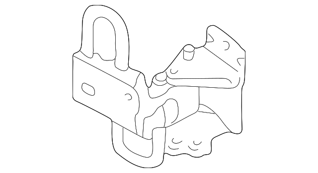 Lower Hinge 4B0-831-412-B - View 2
