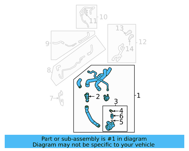 Hose Assembly 5QM-121-049-K - View 6