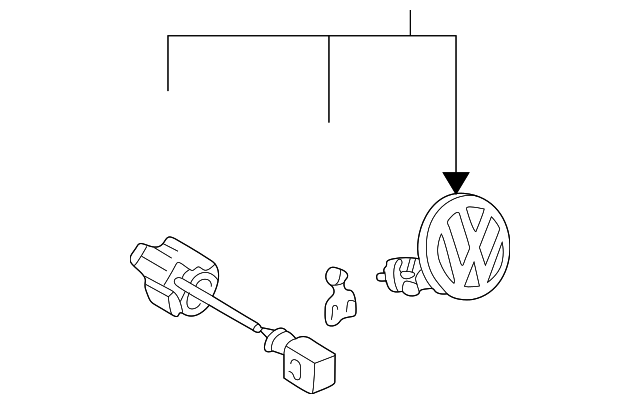 Lock Cylinder Assembly 107-827-469-FF - View 2