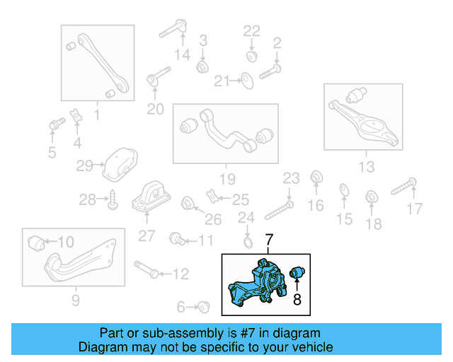Lower Control Arm Mount Bolt N-106-286-01 - View 62