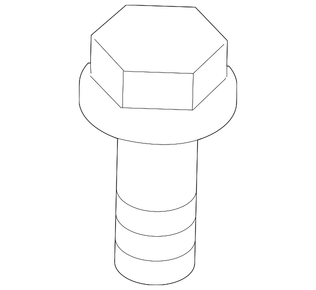 Battery Tray Mount Bolt N-104-827-01 - View 2