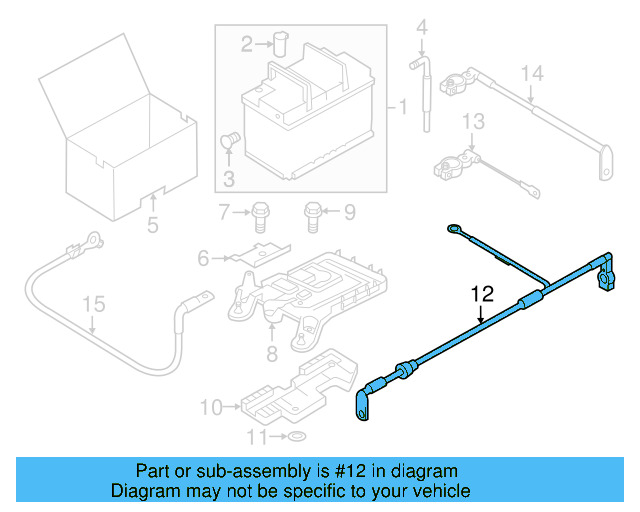 Positive Cable 5C0-971-228-M - View 8