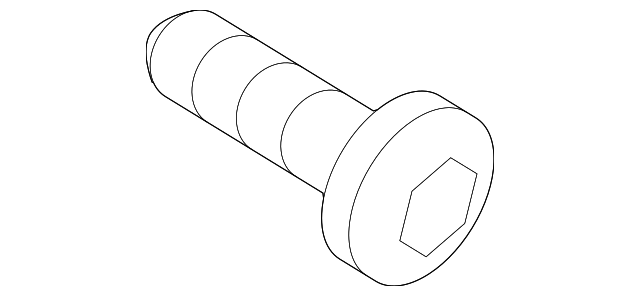 Upper Center Pillar Trim Screw N-104-882-05 - View 4