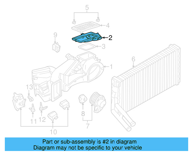 Filter Housing Seal 8D0-819-441-E - View 5