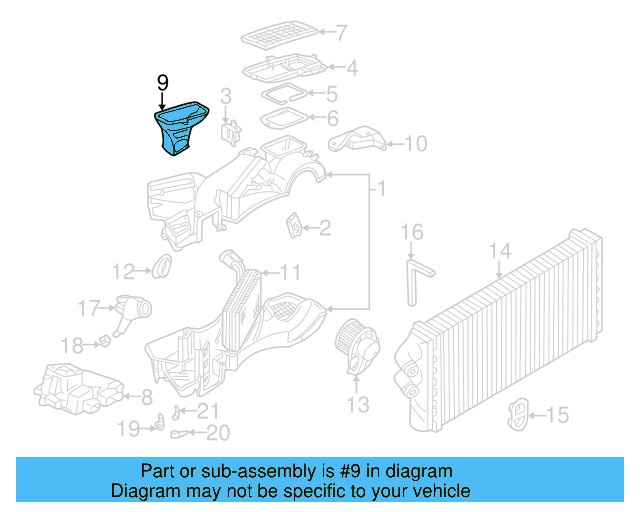 Lower Vent 3B1-819-151-B - View 3