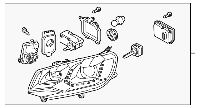 Composite Headlamp 7P1-941-752-A - View 3
