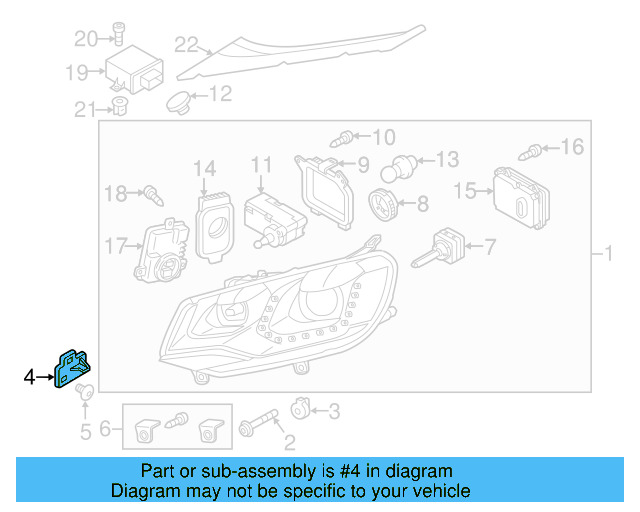 Mount Bracket 7P6-941-292 - View 5