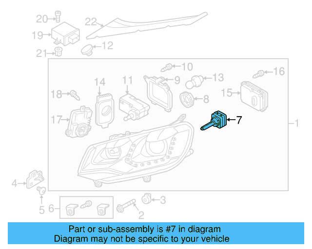 Hid Bulb N-107-218-06 - View 42