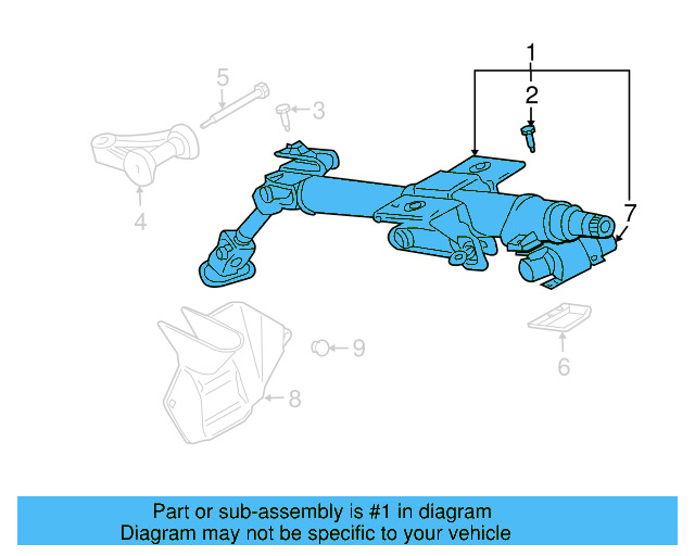 Column Assembly 1J1-419-501-ER