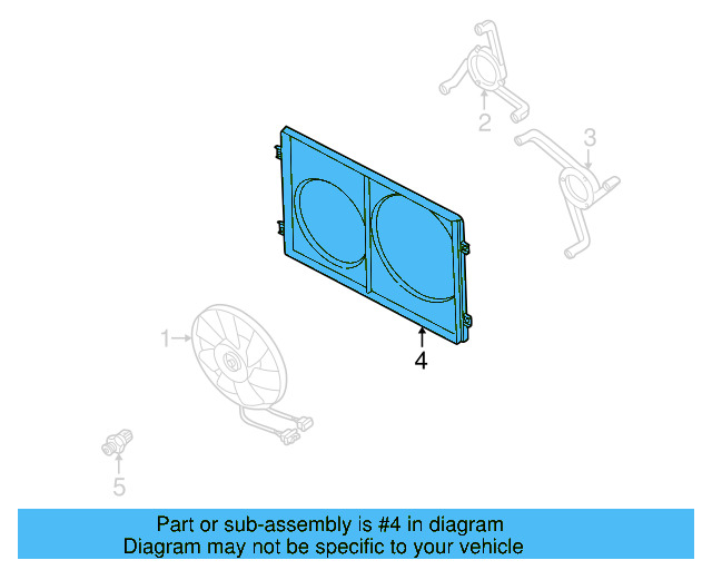 Fan Shroud 1C0-121-207-C - View 7