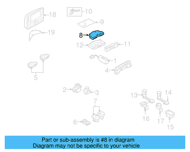 Control Switch 3D0-959-856-01C - View 4