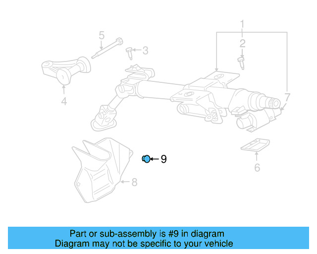 Lower Cover Retainer N-908-618-01-3PT - View 3