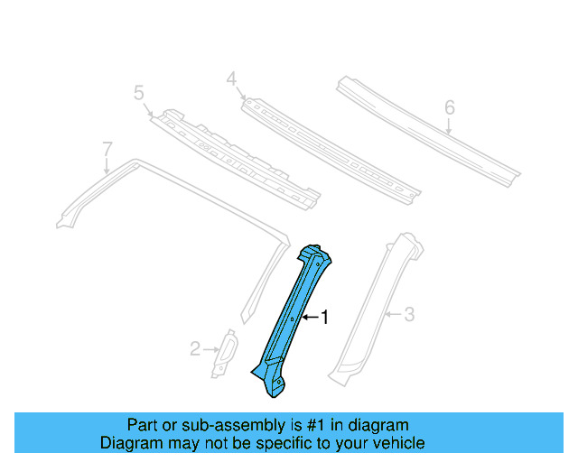 Side Frame 5C3-809-200-A - View 3