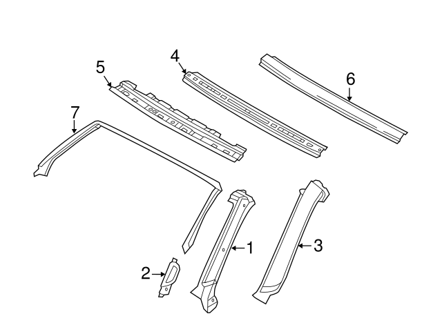 Outer Pillar 5C3-810-149-B - View 2