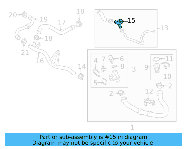 Coolant Hose Adapter 5Q0-122-291-AC - View 7