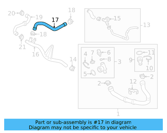 Connector Hose 5Q0-121-058-AE - View 24