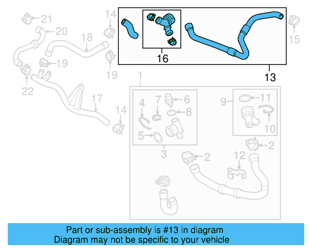 Hose Assembly 5Q0-122-058-K - View 6