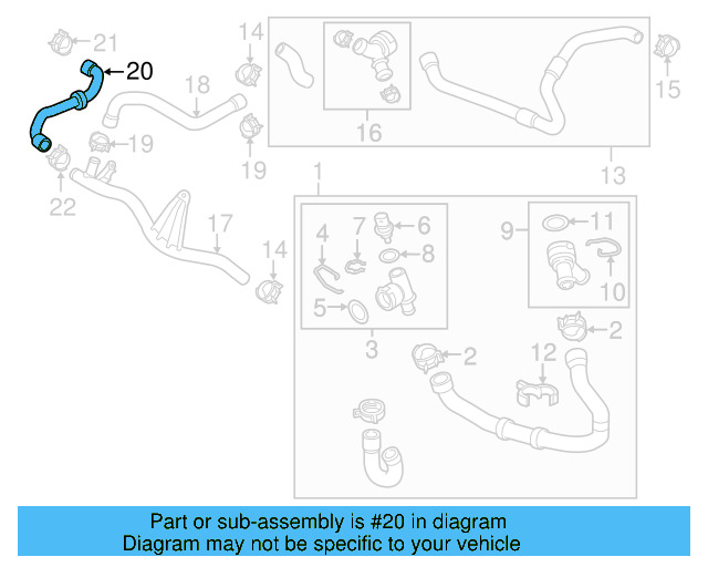 Reservoir Hose Clamp N-906-869-02 - View 217
