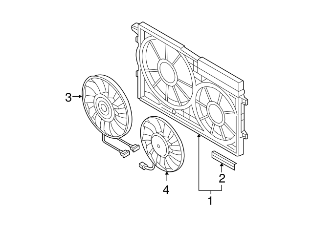 Radiator Shutter Assembly 1K0-121-223 - View 47