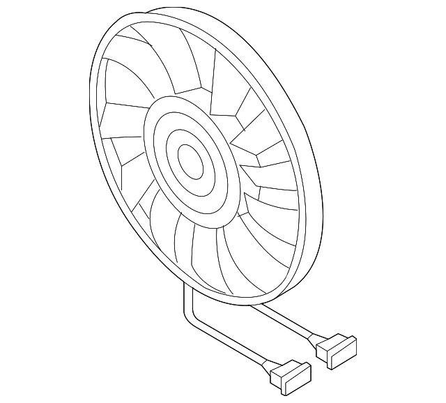 Fan Assembly 3C0-959-455-F - View 2